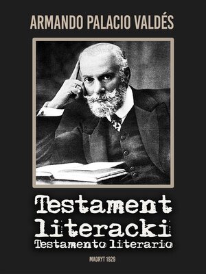 cover image of Testament literacki